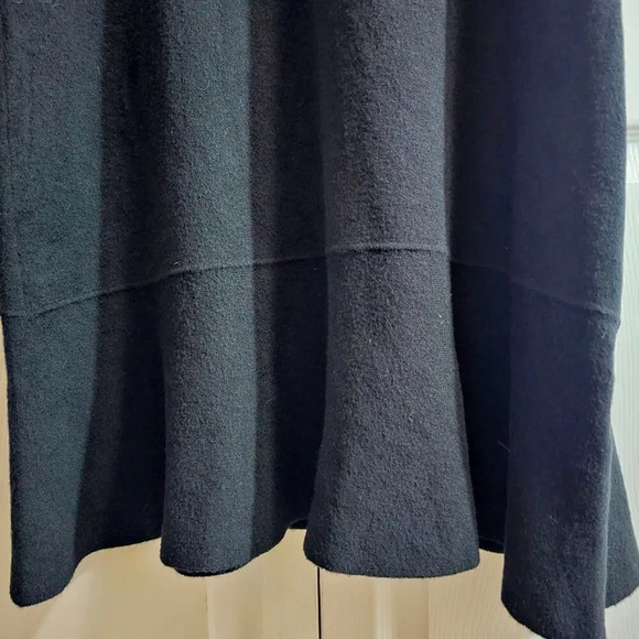 Cyrus Fit & Flare Large Sweater Dress Black Winter Modest Midi Classic Heavy - Picture 6 of 10